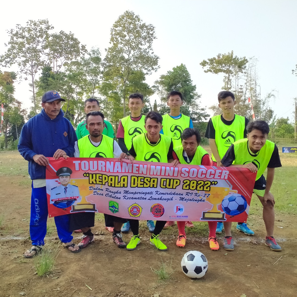 Kepala Desa Cup ( Pertandingan Mini Soccer Antar RT ) dalam menyambut hari Kemerdekaan RI ke 77