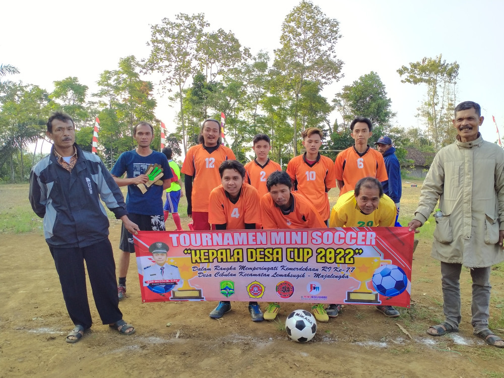 Kepala Desa Cup ( Pertandingan Mini Soccer Antar RT ) dalam menyambut hari Kemerdekaan RI ke 77
